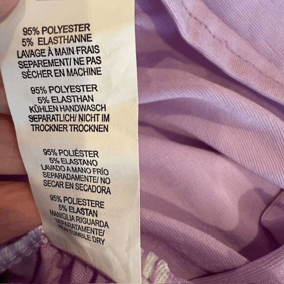 NWT Pretty Little Thing Lavender Strapless Maxi Ruched Sides Bodycon Size 2 - Picture 6 of 8